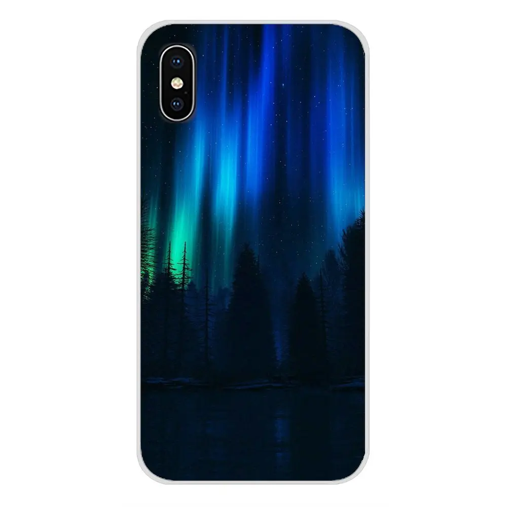 Для Huawei P Smart Mate Honor 7A 7C 8C 8X 9 P10 P20 Lite Pro Plus Aurora polar lights аксессуары чехлы для