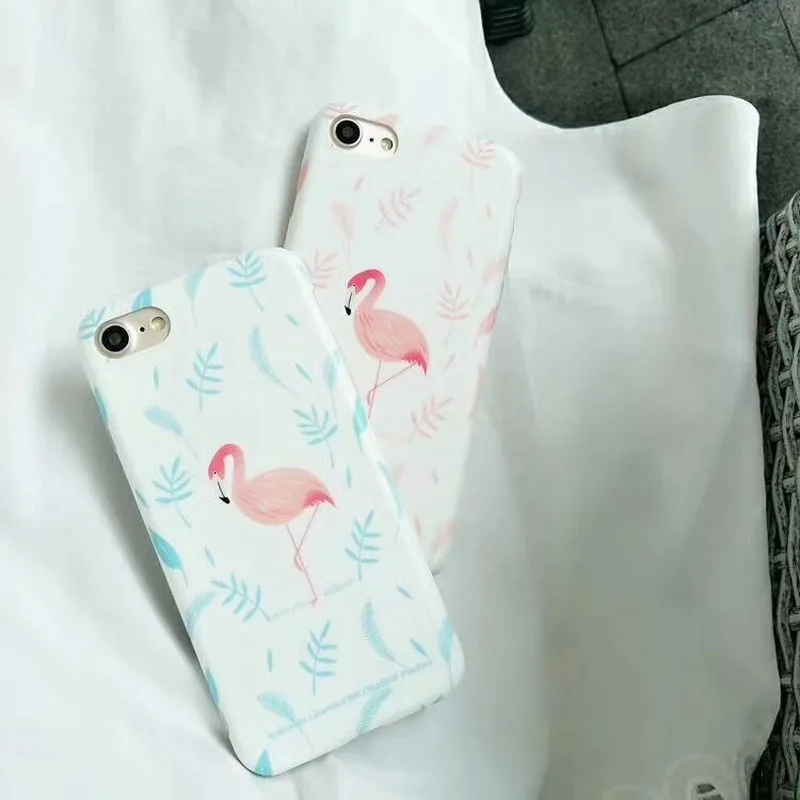 Flamingo mobile phone case for Iphone 7 6 6S 8 X cartoon back cover |