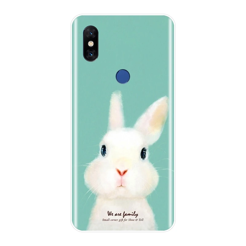 No.4 ТПУ розовая свинья кошка Медведь Кролик Альпака задняя крышка для Xiaomi mi Note mi x 1 2 2S 3 Мягкий силиконовый чехол для телефона для Xiaomi mi Max 1 2 3 - Цвет: No.4
