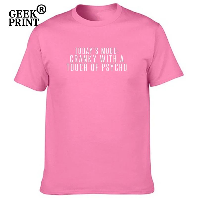 Женские топы TODAYS MOOD: капризные с оттенком PSYCHO футболки принтом для девушек и