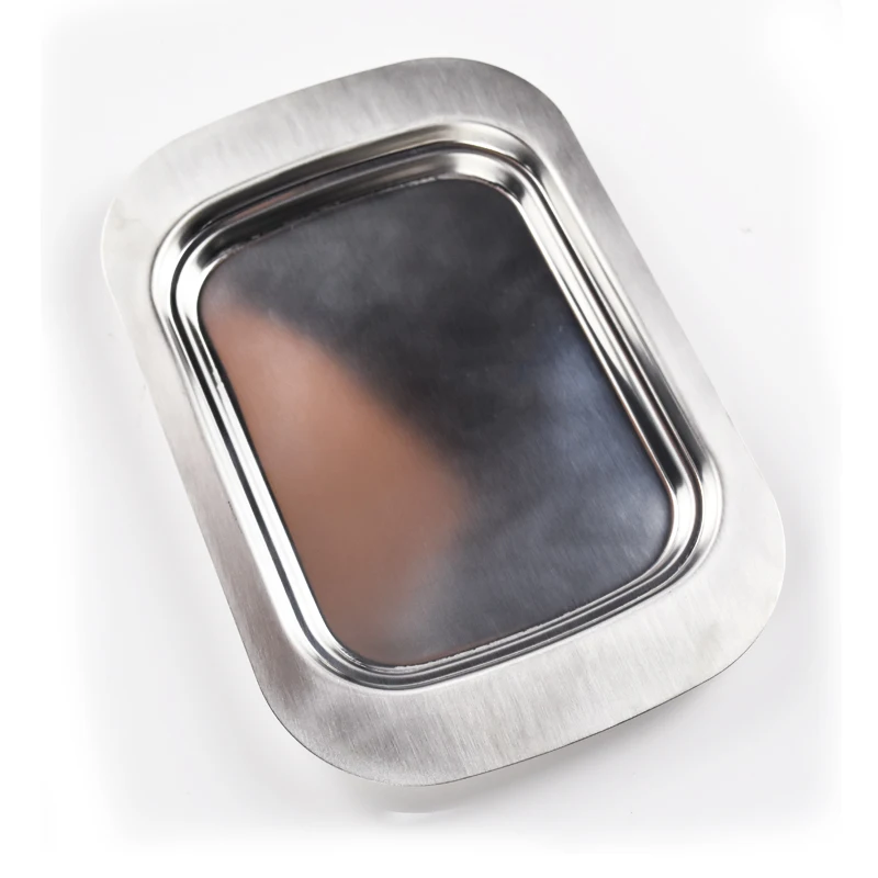 Контейнер для масла из нержавеющей стали блестящий лоток хранения сыра с крышкой