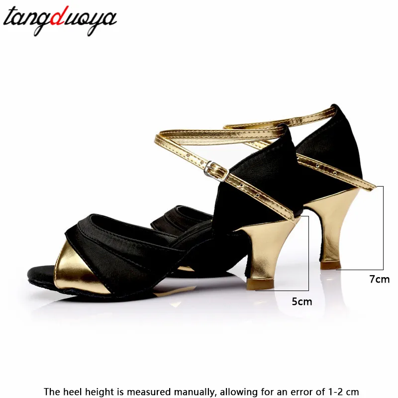 

latin dancing shoes women's professional dance shoes woman high heel open toe ballroom shoes girls