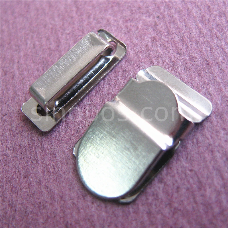 Без шитья крючки для брюк 2 Зубцов латунный стальной Шипованный крючок и скоба