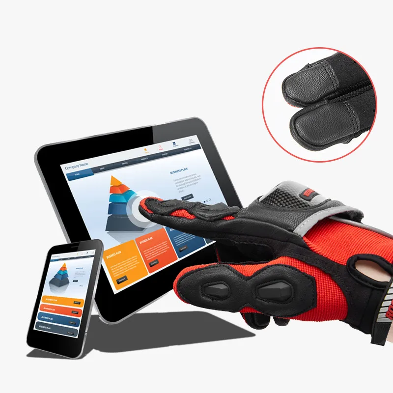 Перчатки для езды на мотоцикле дышащие гоночные митенки с пальцами сенсорных