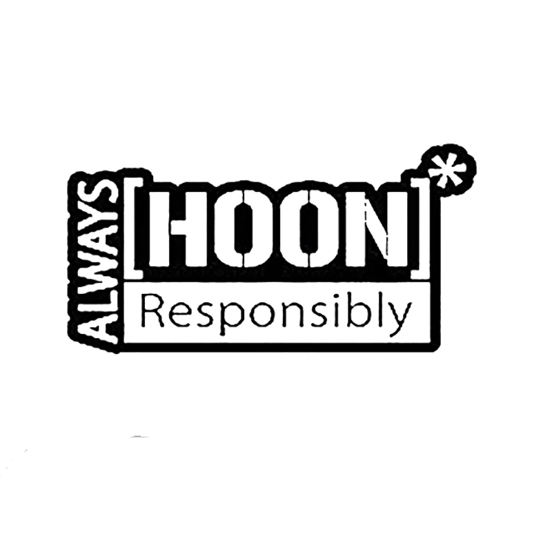 

Наклейка на бампер с надписью Always Hoon