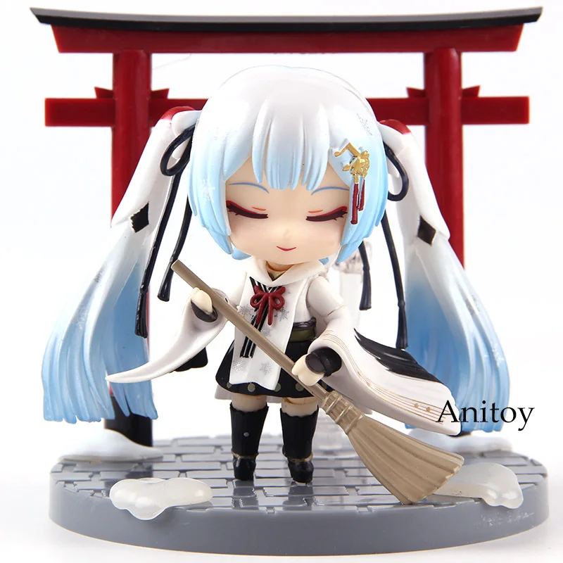 Nendoroid 850 Снежная Мику журавль жрица версия Хацунэ Мику кукла Фигурка ПВХ Коллекционная модель игрушки