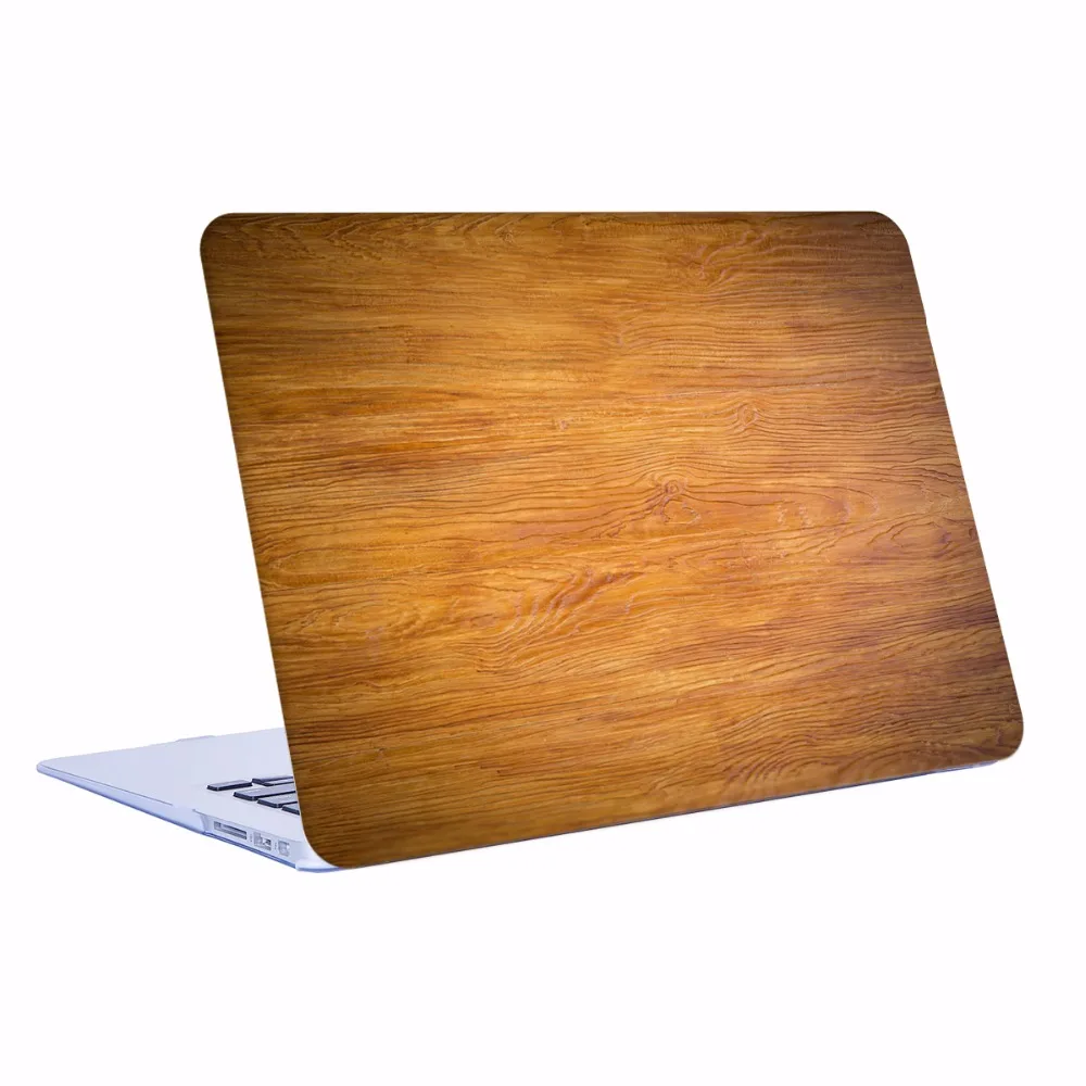 Жесткий чехол с мраморным рисунком + силиконовый клавиатура для Apple Macbook Pro 13 без