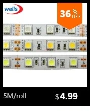 DC12V светодио дный ленты 5050 SMD 5 м 60 светодио дный s/m IP20 IP65 Водонепроницаемый RGB белый/теплый белый /синий/красный/зеленый черный PCB гибкие светодио дный полосы света