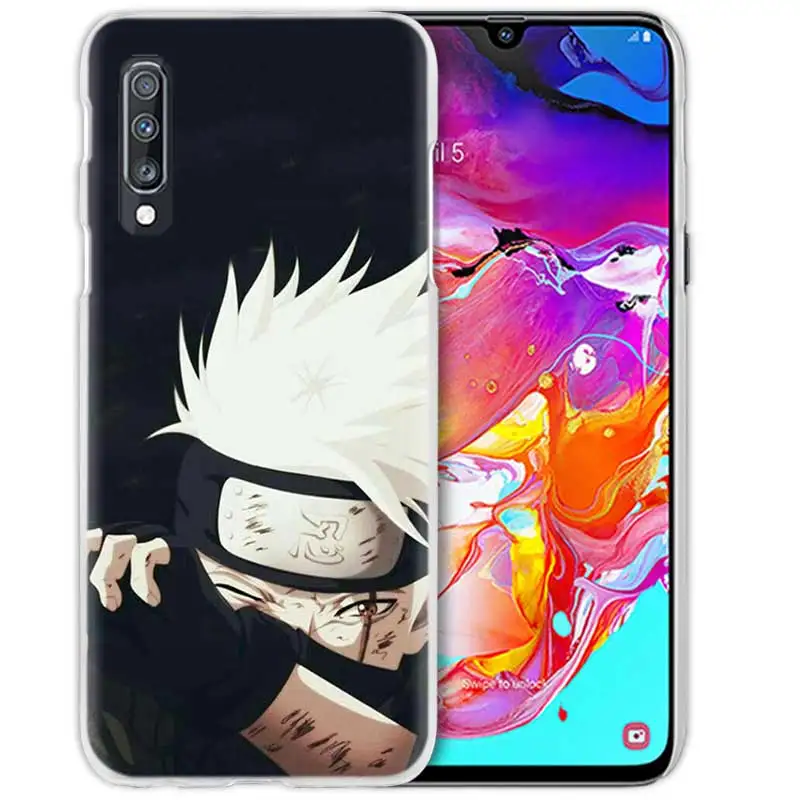 14 Героя аниме «Наруто Какаси из аниме «чехол для samsung Galaxy M40 A50 A80 A70 A60 A40 A30 A20e A10 J4 J6 плюс J8 S10e жесткий чехол с рисунком из аниме чехол для телефона - Цвет: 14