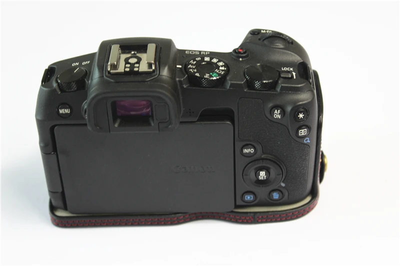 New PU Leather Camera Case Full Bag For canon EOS RP EOSRP Camera Bag Cover Hand Strap Take the battery version