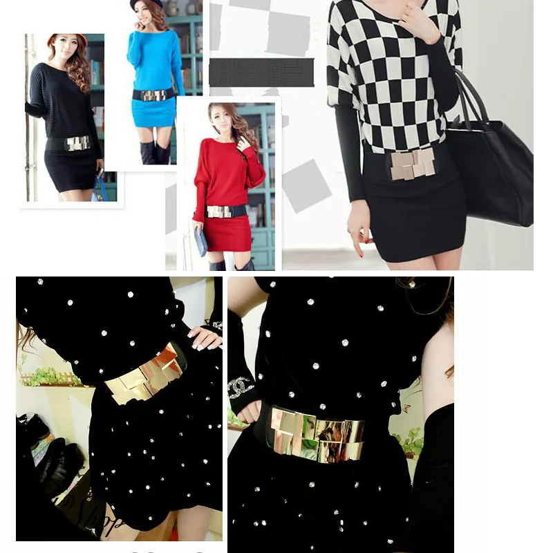 Женский эластичный пояс широкий для платьев 3 дюйма | Аксессуары одежды