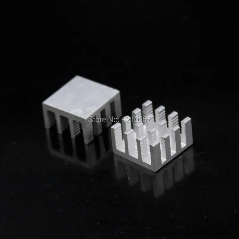 1000 штук в партии 14x14x8 мм IC LED теплоотвод тепловой алюминиевый радиатор