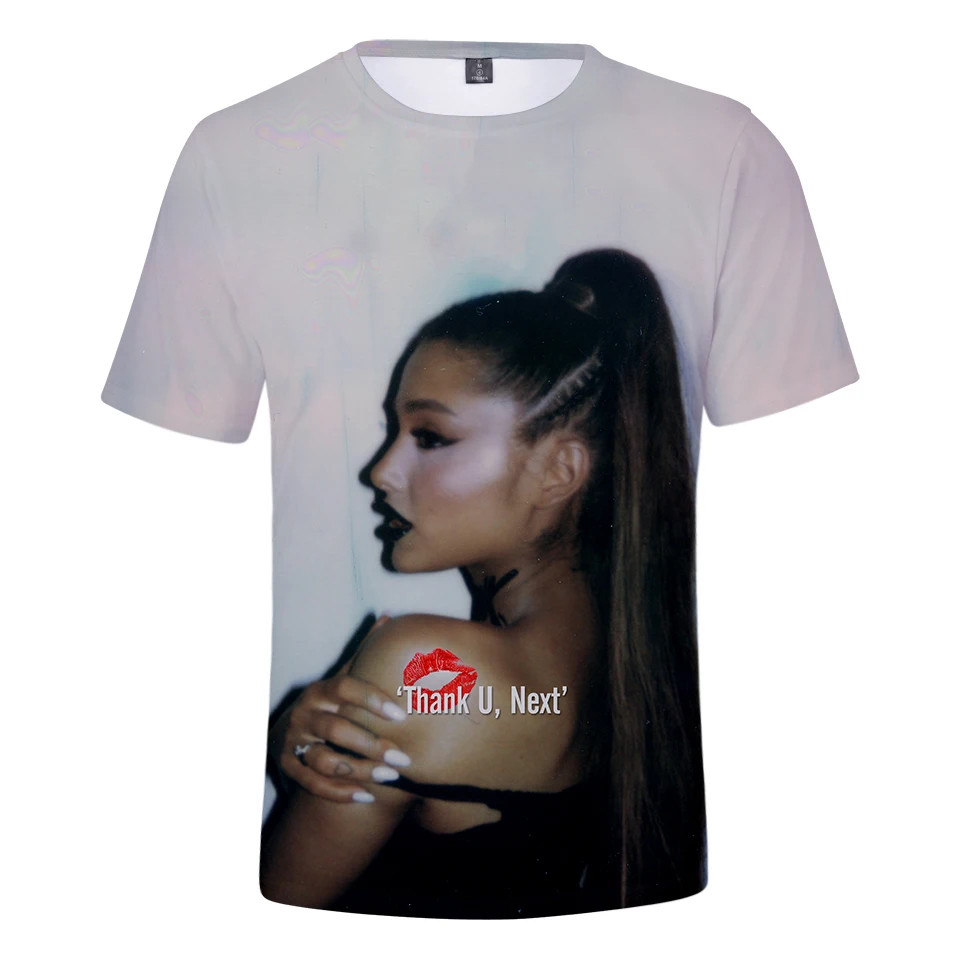 Футболка Ariana Grande летняя дышащая Мужская/женская футболка певица Ариана Гранде