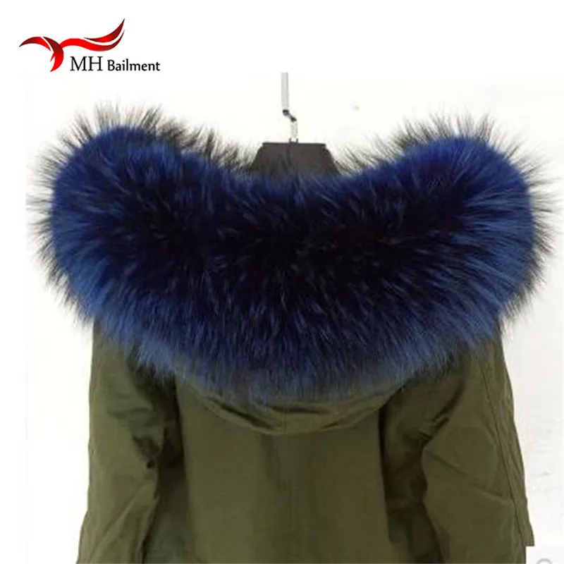 Натуральный мех енота шарф для женщин зимний шаль пальто шапка теплый