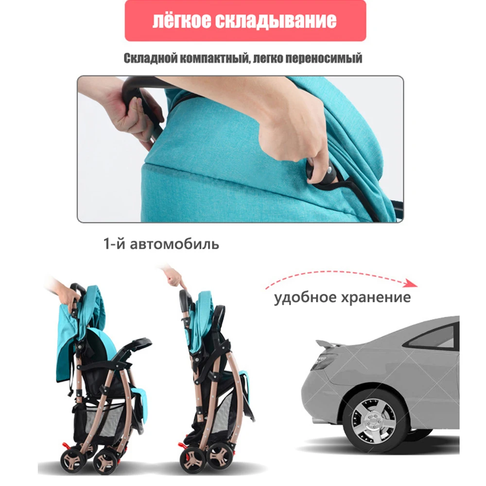 IMBABY складной красивый пейзаж для детей коляска куклы с 6 бесплатная подарки