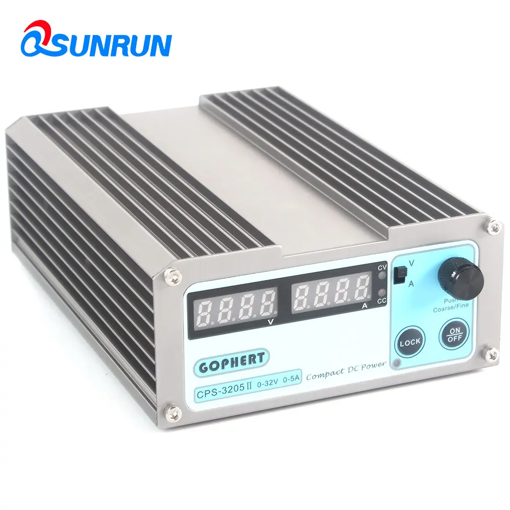 QSUNRUN новые CPS-3205II мини точность Компактный DC Питание с переменной цифровой