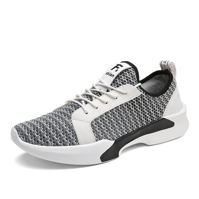Мужчины Обувь 2017 Летняя Мода Высокого Качества Плоские Сетки Дышащая Мужская
