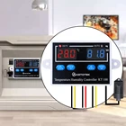 Цифровой регулятор термостата, регулятор влажности KT100 10A, прямой выход, термометр, гигрометр
