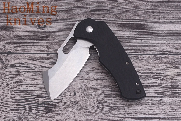 Tactical outdoor camping survival folding knife D2 steel G10 portable pocket hunting rescue Knives practical fishing EDC tools |