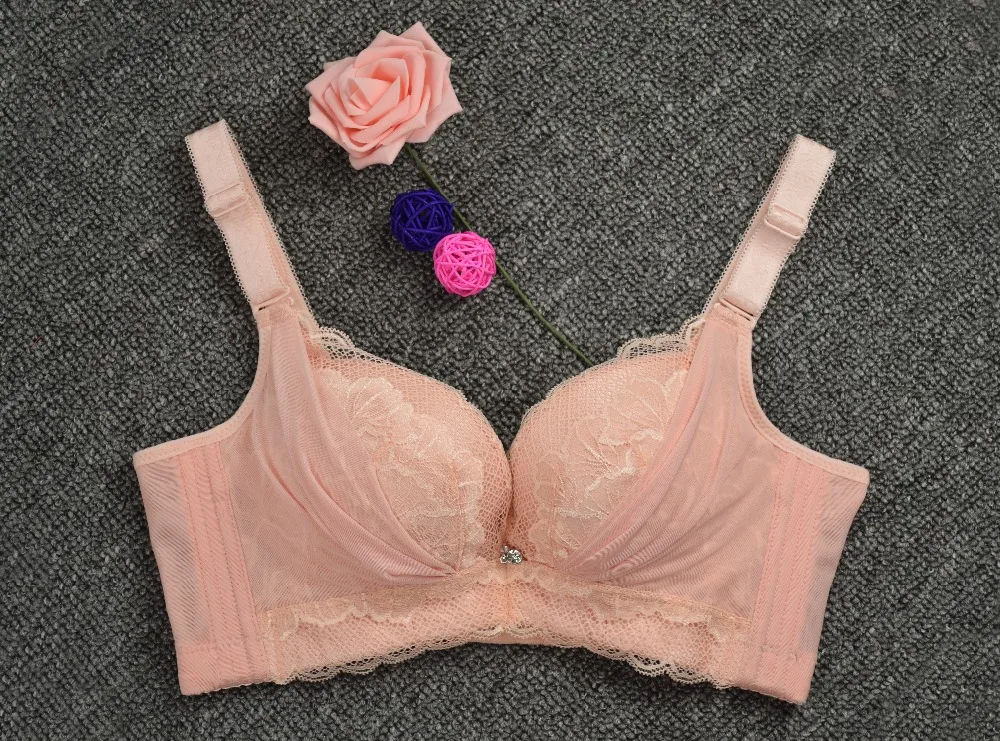 Горячая 2017 Новый Женщины Сексуальное Нижнее Белье Мягкий Большой Размер 3/4 Кубка