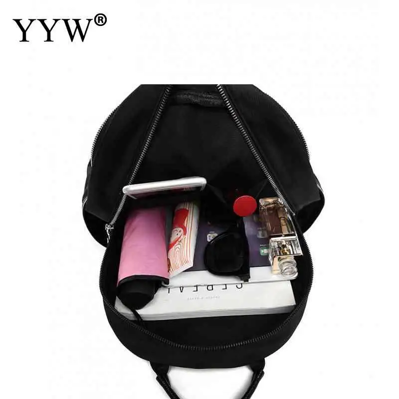 2019 повседневный рюкзак из ткани Оксфорд женские черные водонепроницаемые