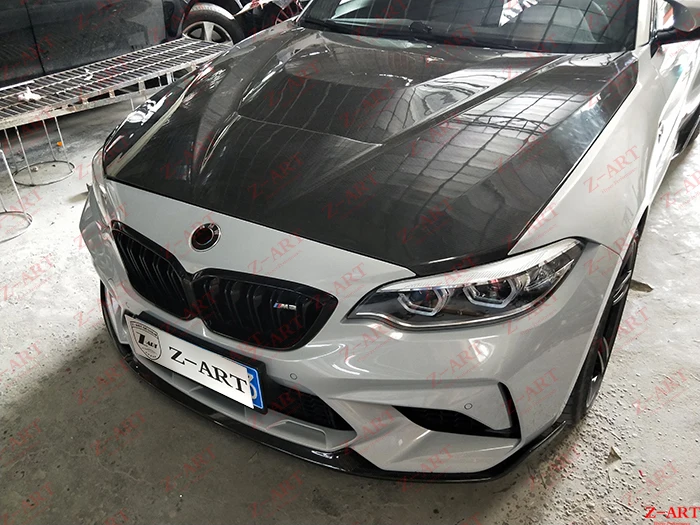 Z-ART углеродное волокно капота двигателя для BMW M2 2015-2019 реальные крышка F87 |