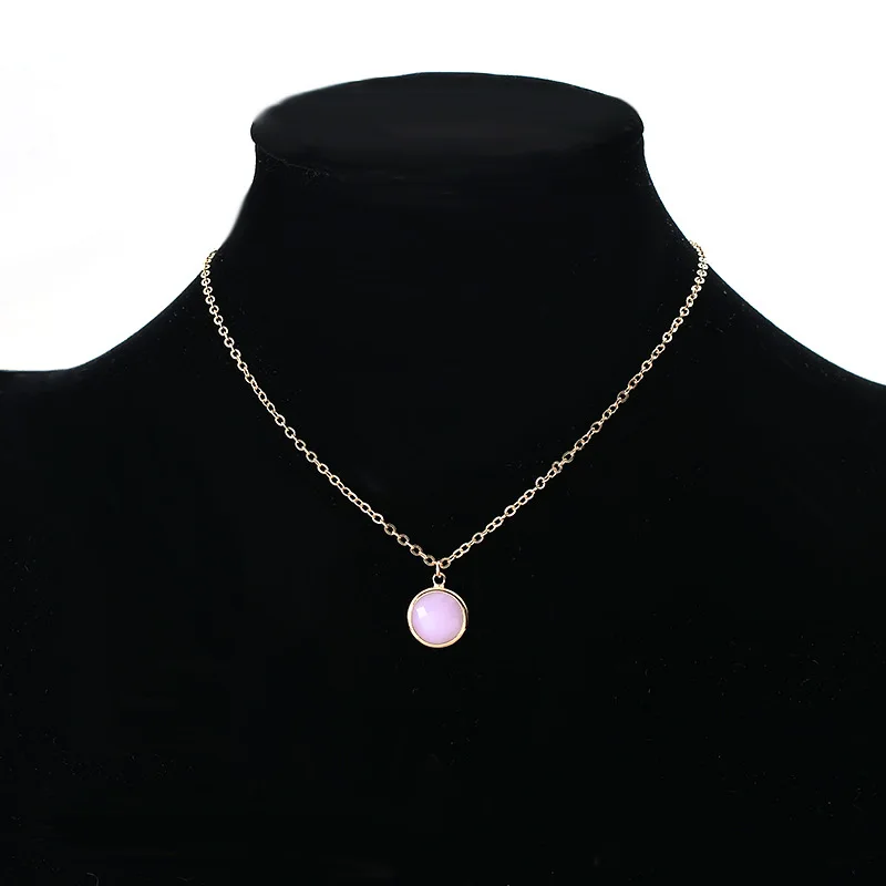 

Hot Fashion Simple Pendant Necklace Charms Women Gold Silver Chain Choker Necklace Collar Jewelry