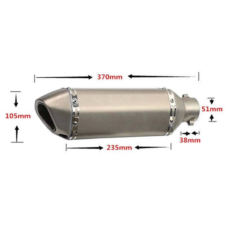 Для NC700 NC750X мотоцикл Модифицированная полная система выхлопной трубы среднего соединения мотоцикл глушитель с DB Killer для HONDA NC700 NC750X