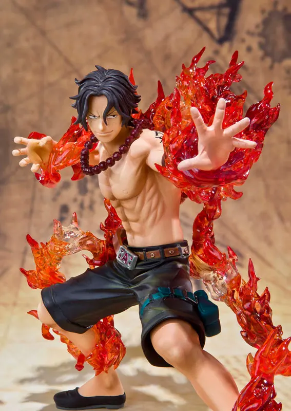 100% Оригинальные фигурки BANDAI Tamashii Nation фигурок ZERO Collection-Portgas D. Ace -Battle Ver.-от ONE PIECE |