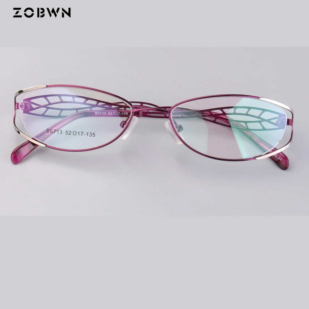 Очки Lunette женские винтажные с металлической оправой прозрачные оптические|clear