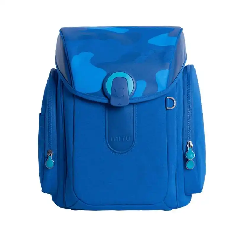 blue Xiaom Mijia 13L водонепроницаемый детский рюкзак с ночным видением для отдыха, декомпрессия позвоночника, противообрастающая многофункциональная школьная сумка 1-3-6 - Цвет: blue