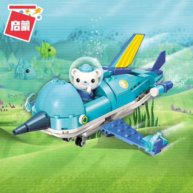 Octonauts строительные блоки GUP R Sailfish автомобиль & Barnacles 116 шт. Обучающие Кирпичи