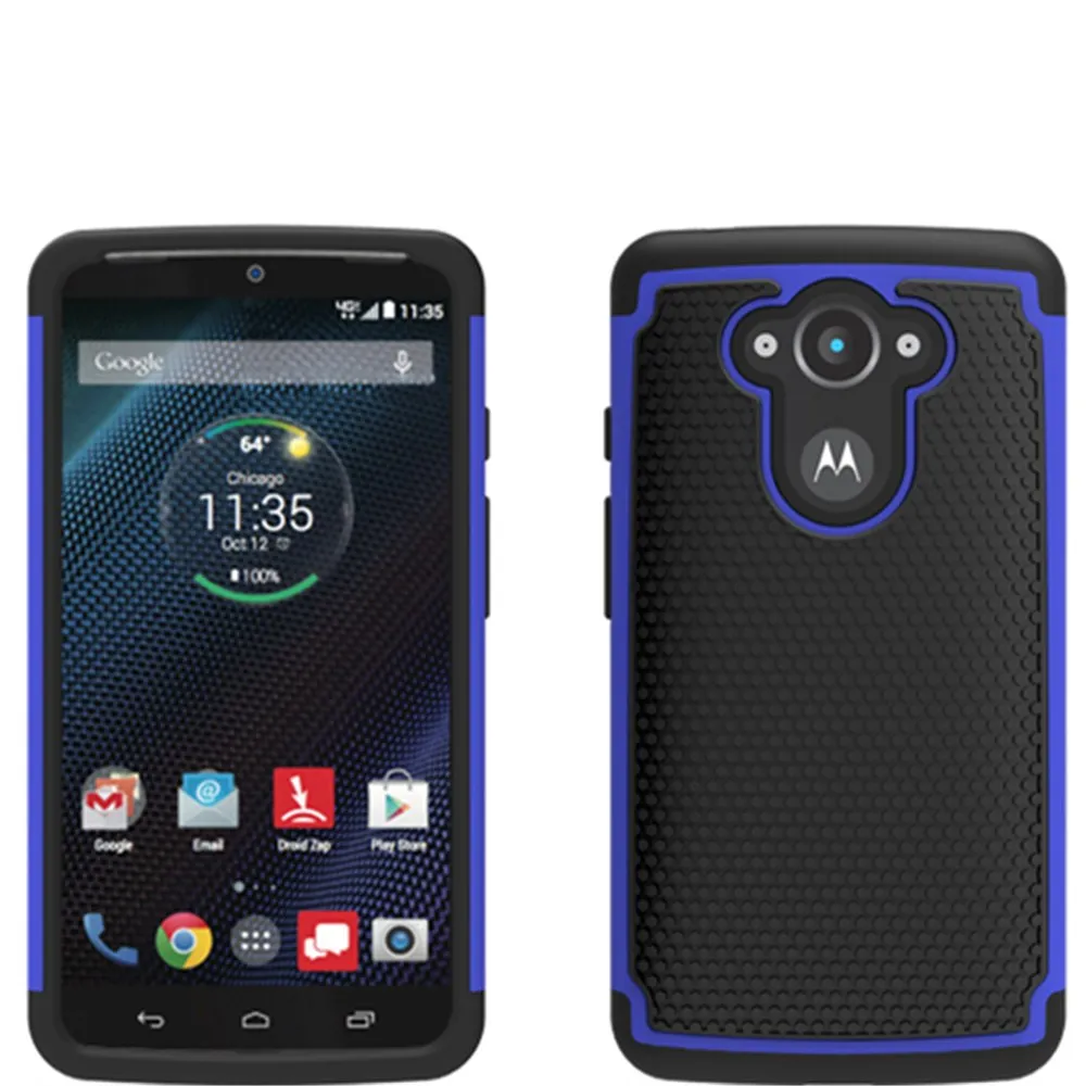 2в1 противоударный резиновый силиконовый Жесткий Чехол для Motorola Droid Turbo/Moto Max
