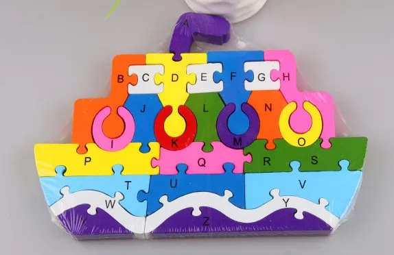 3D игра-головоломка игрушка один шт фигура с буквами познание раннее образование |