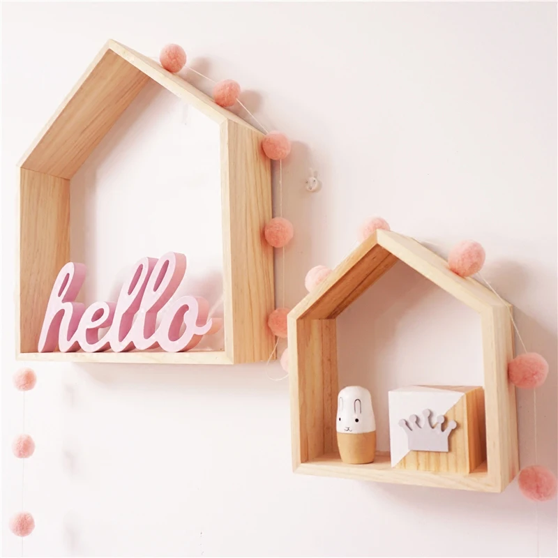 Nordic Style Pink Desktop Letter Small Ornaments Home Wedding Decoration Crafts Sign Props Decorative Wood Letters | Дом и сад