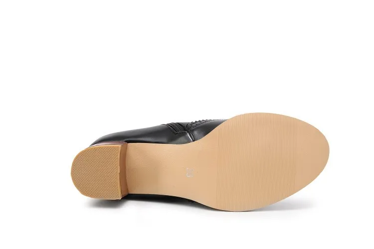 Модные женские ботинки на высоком каблуке в европейском и американском стиле