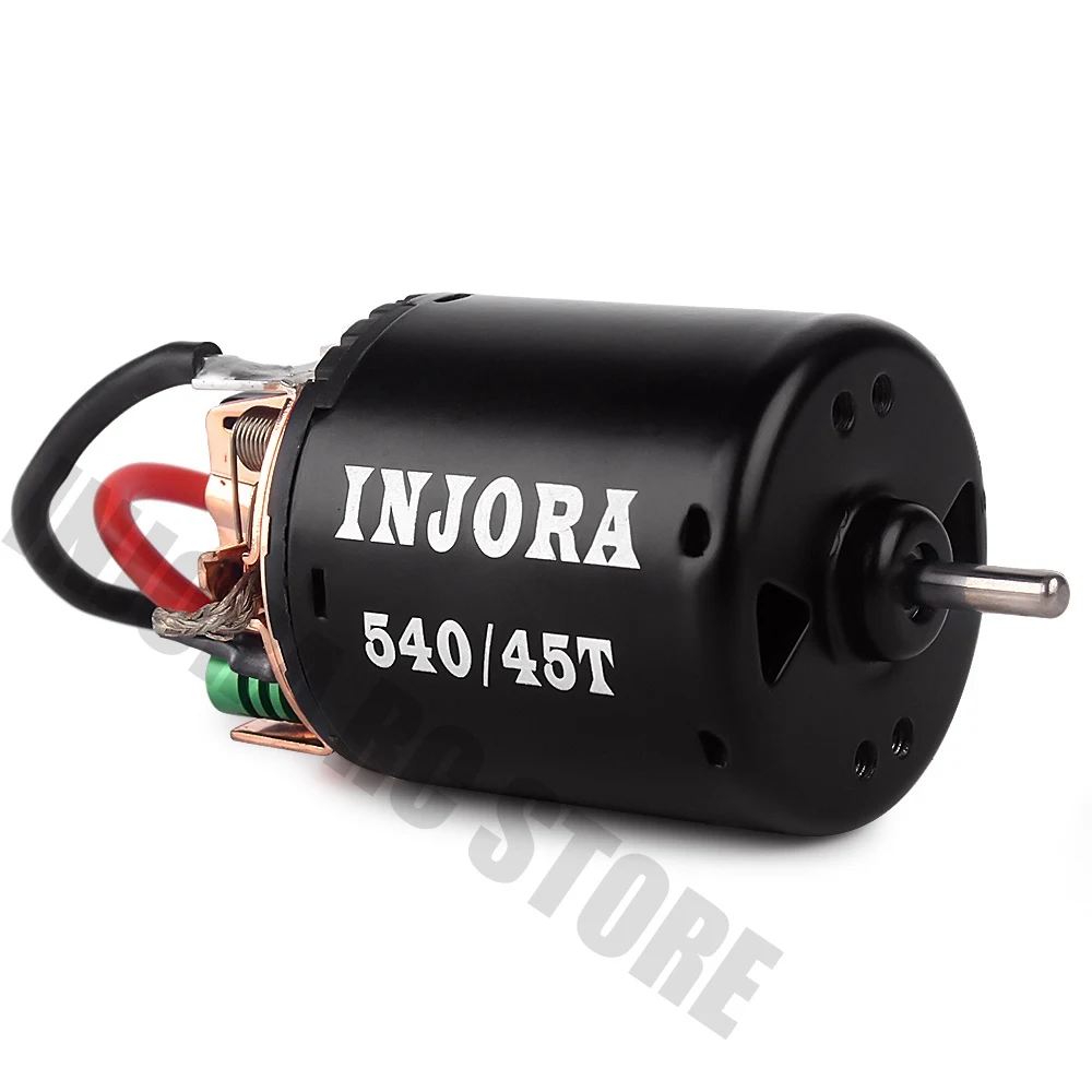 45T INJORA 1 шт. 35T 45T 55T 540 матовый двигатель для 1/10 RC Рок Гусеничный осевой SCX10 90046 Tamiya CC01 D90 Traxxas TRX-4 - Цвет: 45T