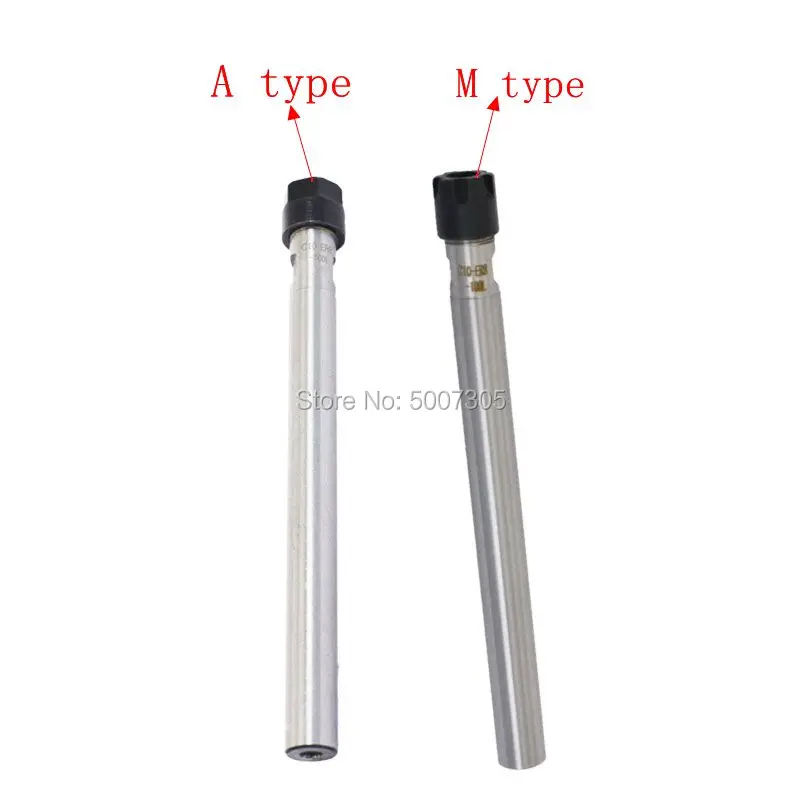 

1 set C10 ER8 C10 ER11 C10 ER16 100L 150L 200L Collet Chuck Holder extension rod/bar Straight Shank for CNC Milling Lathe