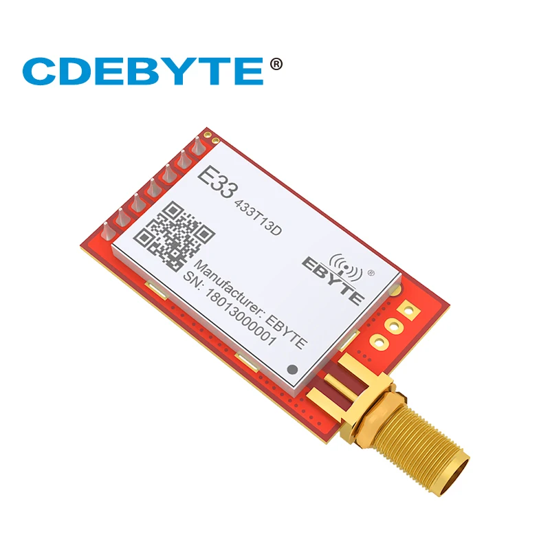 UART SX1212 433 МГц 20 МВт SMA антенна IoT uhf беспроводной приемопередатчик E33 433T13D модуль