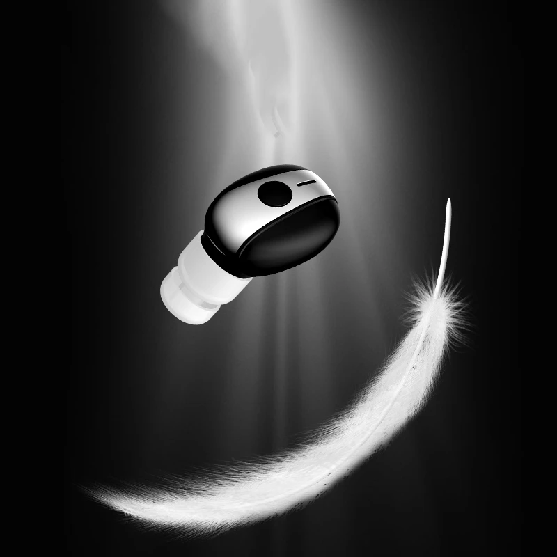 Мини спортивная Беспроводная Bluetooth гарнитура невидимые односторонние наушники