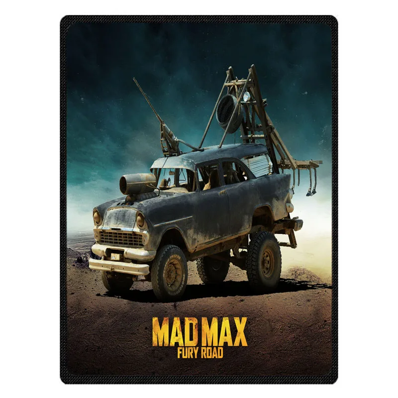 Mad Max Pattern Soft Plush Crib Bed Plane Sofa Throw Blanket Coral Fleece Baby Kids Children Blankets Bedspread | Дом и сад