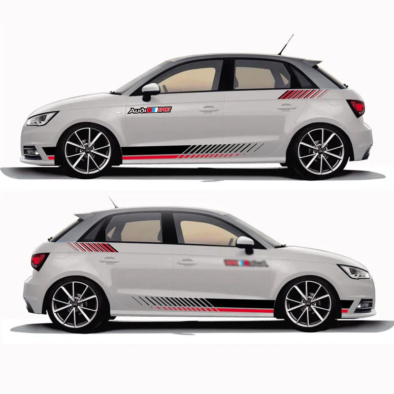Автостайлинг TAIYAO Спортивная Автомобильная наклейка для Audi A1 30 TFSI Sportback S Line Mark