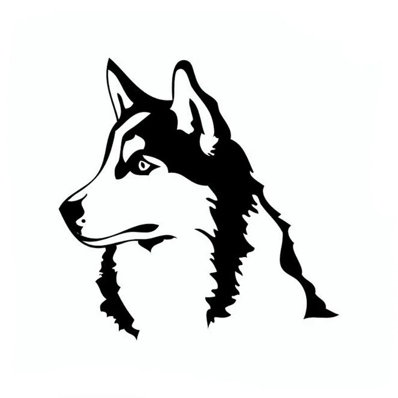 FARLEOPARD Husky Dog Siberian Malamute стикер стены силуэт мультяшный любимец собака виниловое