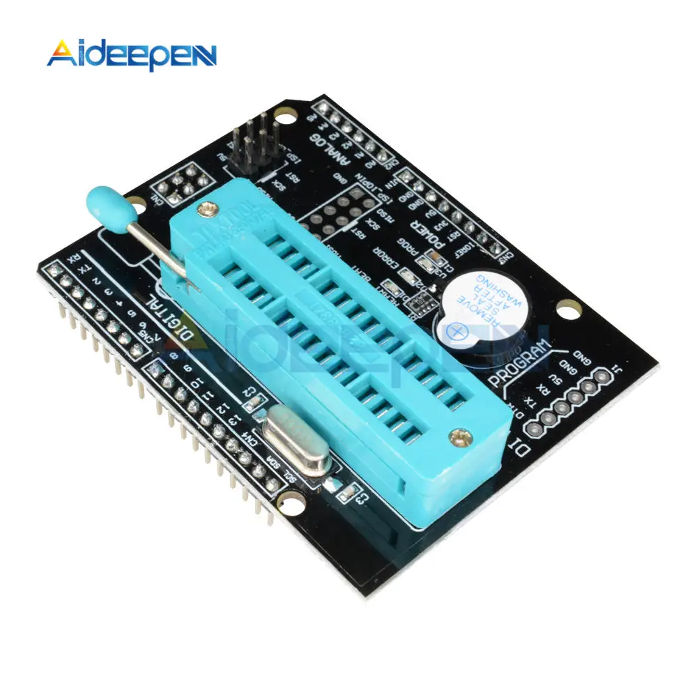 AVR ISP щит горящий загрузчик модуль расширения программируемый Atmega328P с зуммером
