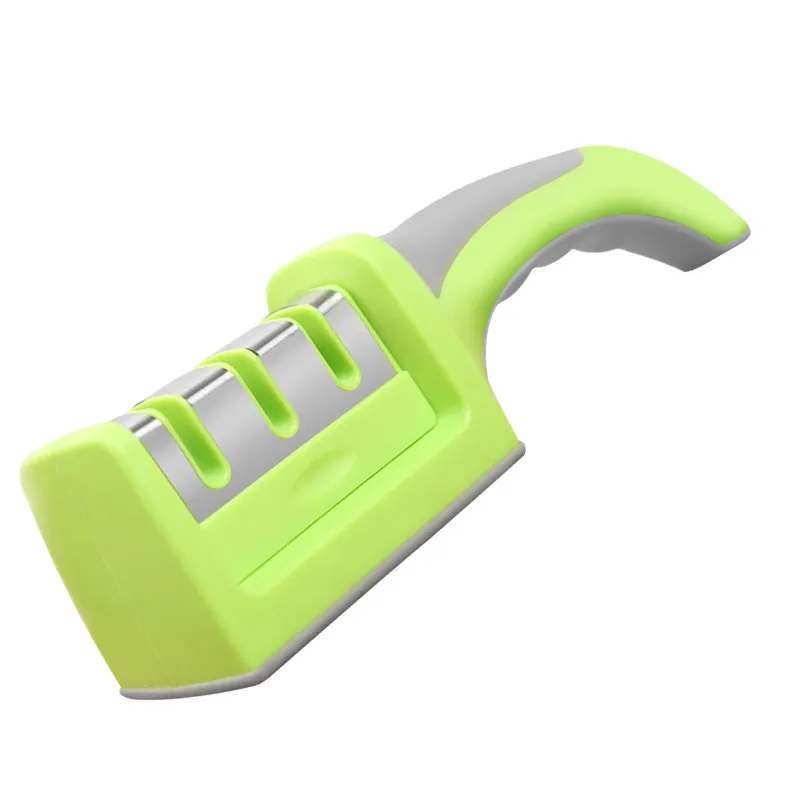 Portable Knife Sharpener Stainless Steel Ceramic Sharpening Stone Tungsten Diamond Kitchen Tools | Дом и сад