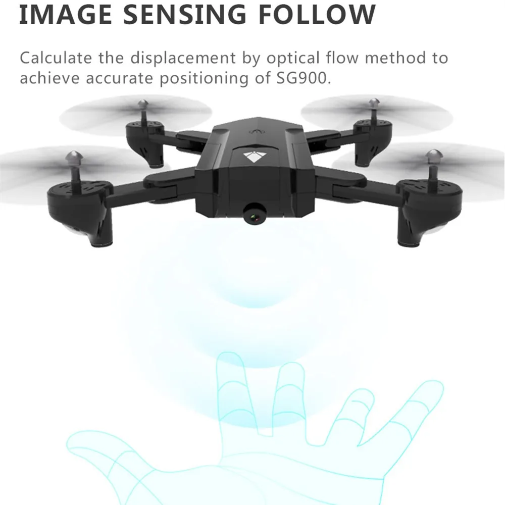 SG900 Радиоуправляемый квадрокоптер с камерой Wifi FPV селфи Дрон HD высота удержания
