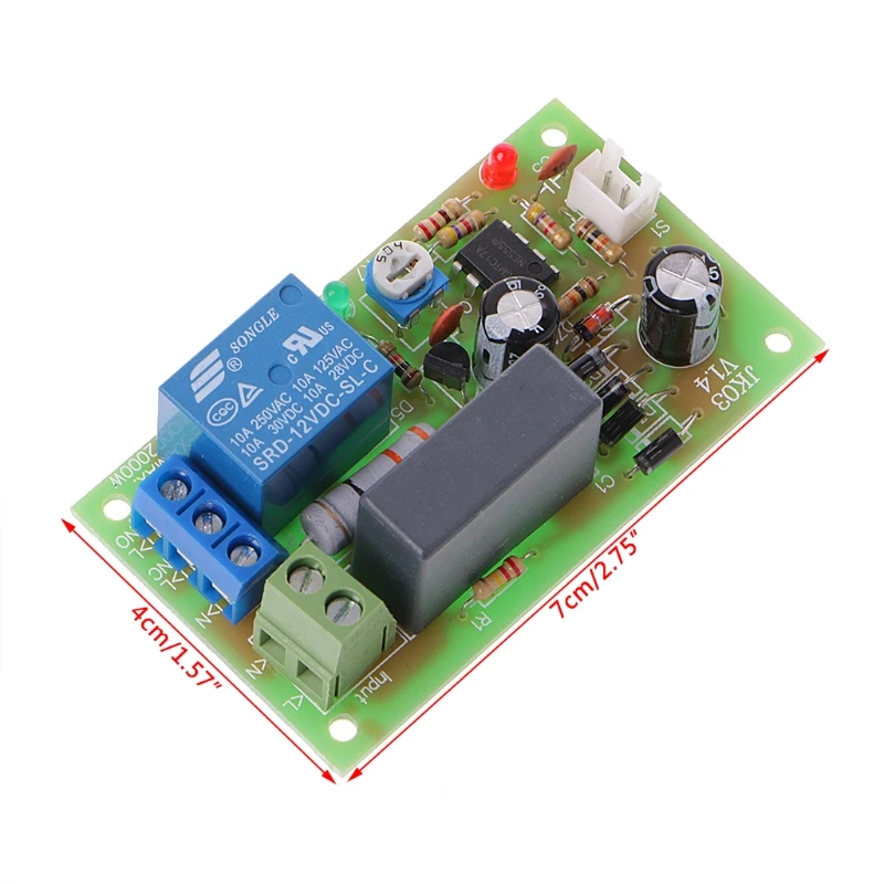 AC 220V триггер переключатель задержки включения выключения платы таймер релейный