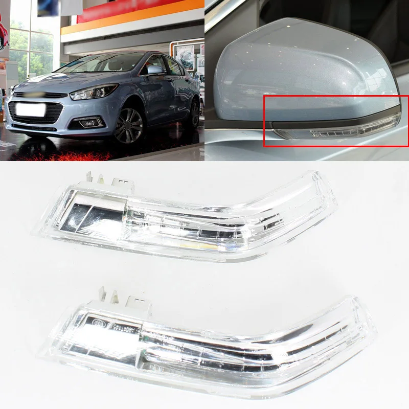 

Brand New Turn Signal Light Side Mirror Assemble Indicator w/ Puffle Lamp For Chevrolet Cruze 2015-2016