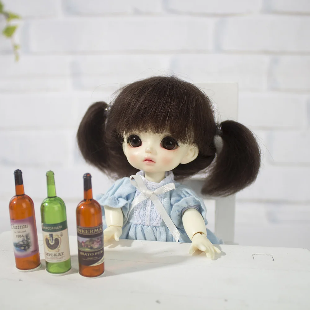 1/8 bjd jd Кукла парик мохер материал для 5-6 дюймов окружность головы кукла ob11 куклы парики для куклы аксессуары игрушки