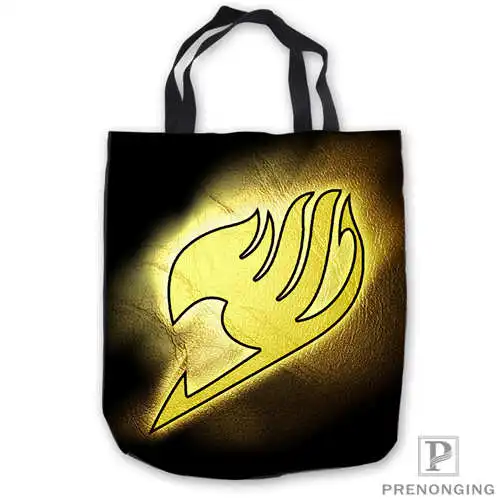Пользовательские холст fairy_tail_emblem ToteBags Ручные Сумки хозяйственная сумка